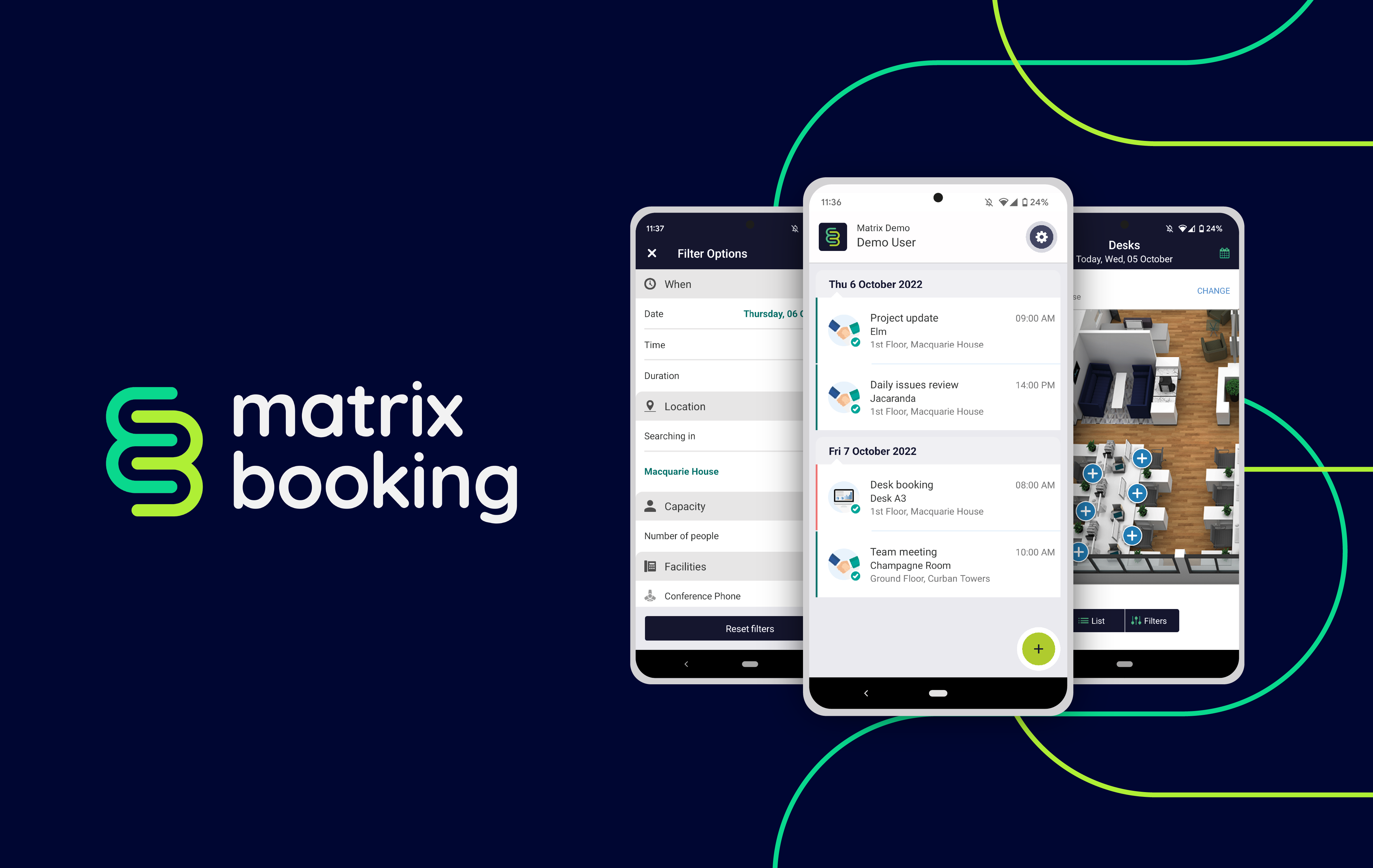 Matrix Booking