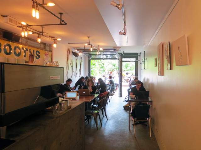 Cafe Pamenar in Kensington Market is a free workspace in Toronto