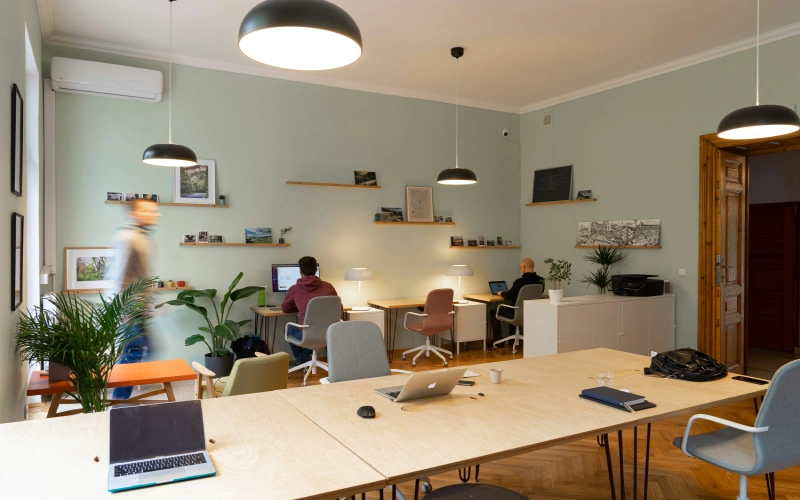 Cubo Sheffield features a modern co-working space