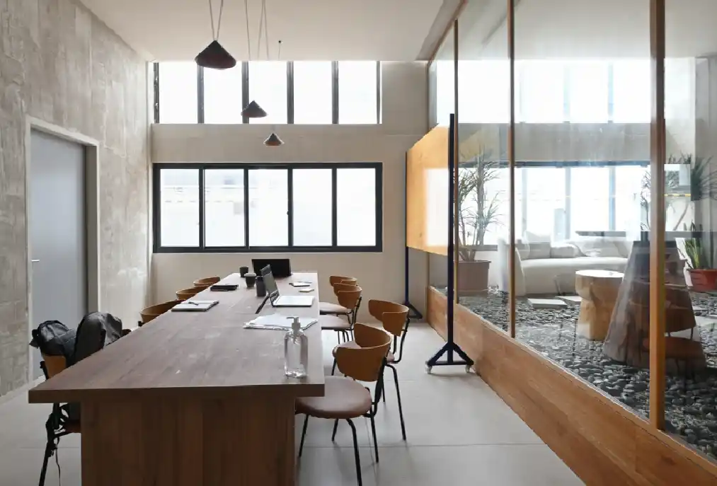A meeting room in managed space