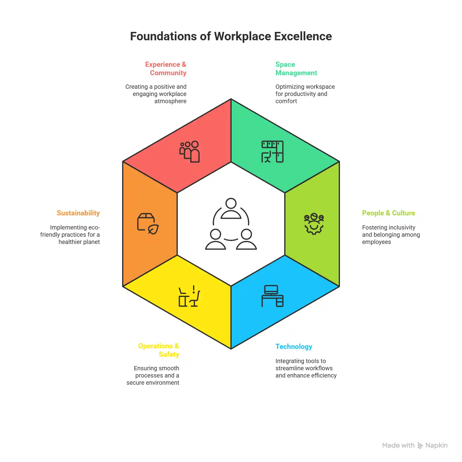 The 6 Pillars of Effective Workplace Management