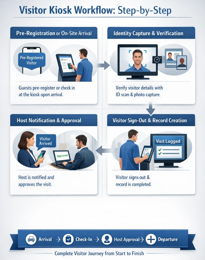 Check In System How to Choose the Right Visitor Check-In Kiosk for Your Workplace